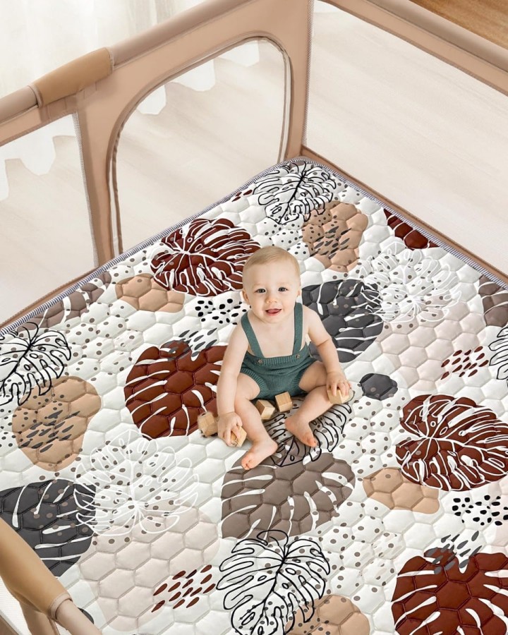babyluzi®-Krabbelmatte-fuer-Babys-200x180cm-Laufstall-Einlage-extra-dicke-Krabbeldecke-Spielmatte-5