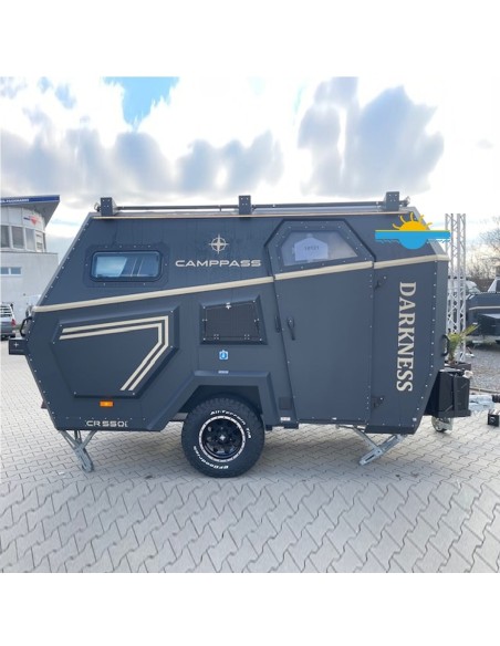 CAMPPASS®-CR-OFF-ROAD-DARKNESS-Camping-Anhaenger-mit-Aufstelldach-Bett-Kueche-BadWC-Solar-Paket-2