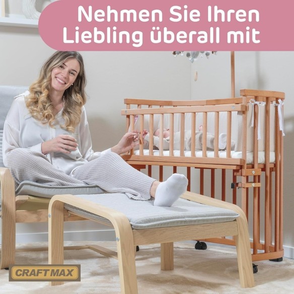 babyluzi®-Beistellbett-aus-massivem-Buchenholz-mit-Matratze-Gitter-Rollen-Kinderbett-Hoehe-stufenlos-verstellbar-umweltfreundlic