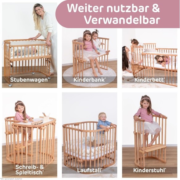 babyluzi®-Beistellbett-aus-massivem-Buchenholz-mit-Matratze-Gitter-Rollen-Kinderbett-Hoehe-stufenlos-verstellbar-umweltfreundlic