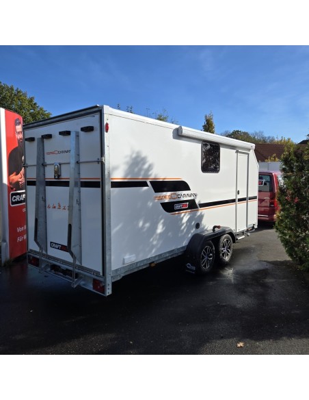 CRAFTMAX®-SPEEDCARAVAN®-full-Options-2700-Tandem-5.00x2.00x2.00m-ThermoSandwich-mit-Bett-Kueche-Sanitaerbereich-Ladebordwand-100