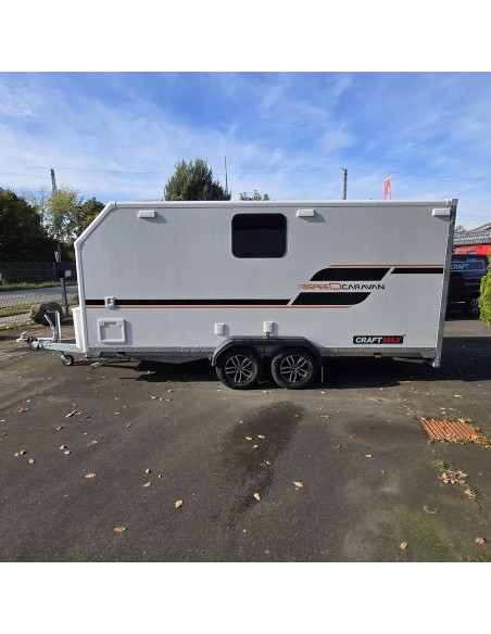 CRAFTMAX®-SPEEDCARAVAN®-full-Options-2700-Tandem-5.00x2.00x2.00m-ThermoSandwich-mit-Bett-Kueche-Sanitaerbereich-Ladebordwand-100