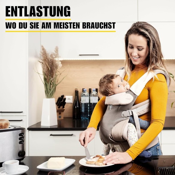 babyluzi®-Ergonomische-Babytrage-Neugeborene-ab-Geburt-3-in-1-Multifunktionale-Kindertrage-von-0-36-Monaten-2