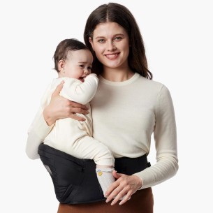 babyluzi®-Hueftsitz-Babytrage-fuer-Neugeborene-Kleinkinder-bis-20-kg-3D-Bauchschutz-EVA-Massageplatte-verschiedene-Taschen-1