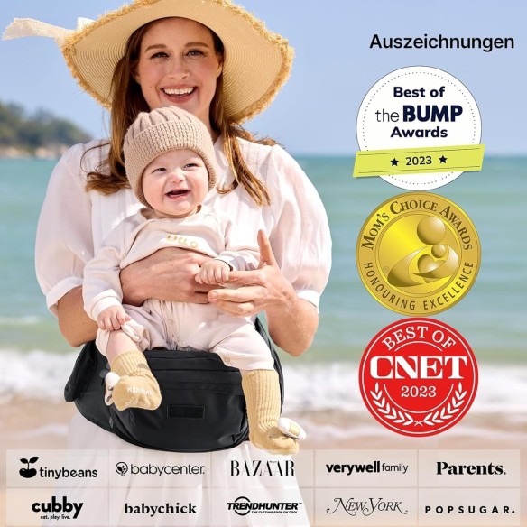 babyluzi®-Hueftsitz-Babytrage-fuer-Neugeborene-Kleinkinder-bis-20-kg-3D-Bauchschutz-EVA-Massageplatte-verschiedene-Taschen-4