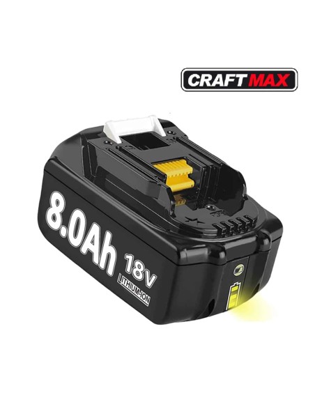 8.0Ah-18V-Ersatzakku-fuer-makita-mit-LED-Ladeanzeige-gebraucht-1