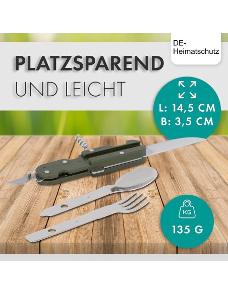 DE-Heimatschutz®-Bundeswehr-Besteck-Edelstahl-Campingbesteck-Essbesteck-2er-Set-6-teilig-3