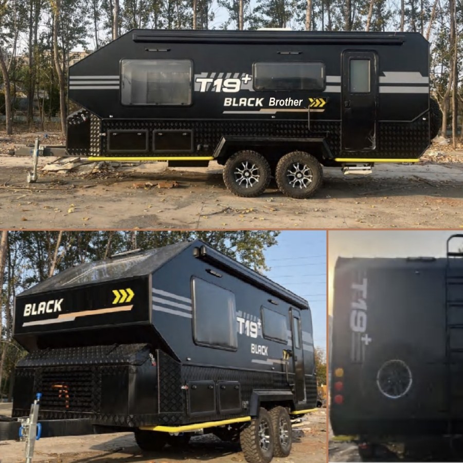 CRAFTMAX®-BLACK-BROTHER-EXP-35-Extreme-OffRoad-Caravan-Tandem-ThermoSandwich-5.37x2.05x2.50m-vollausgestattet-mit-Moebel-Bett-Ku