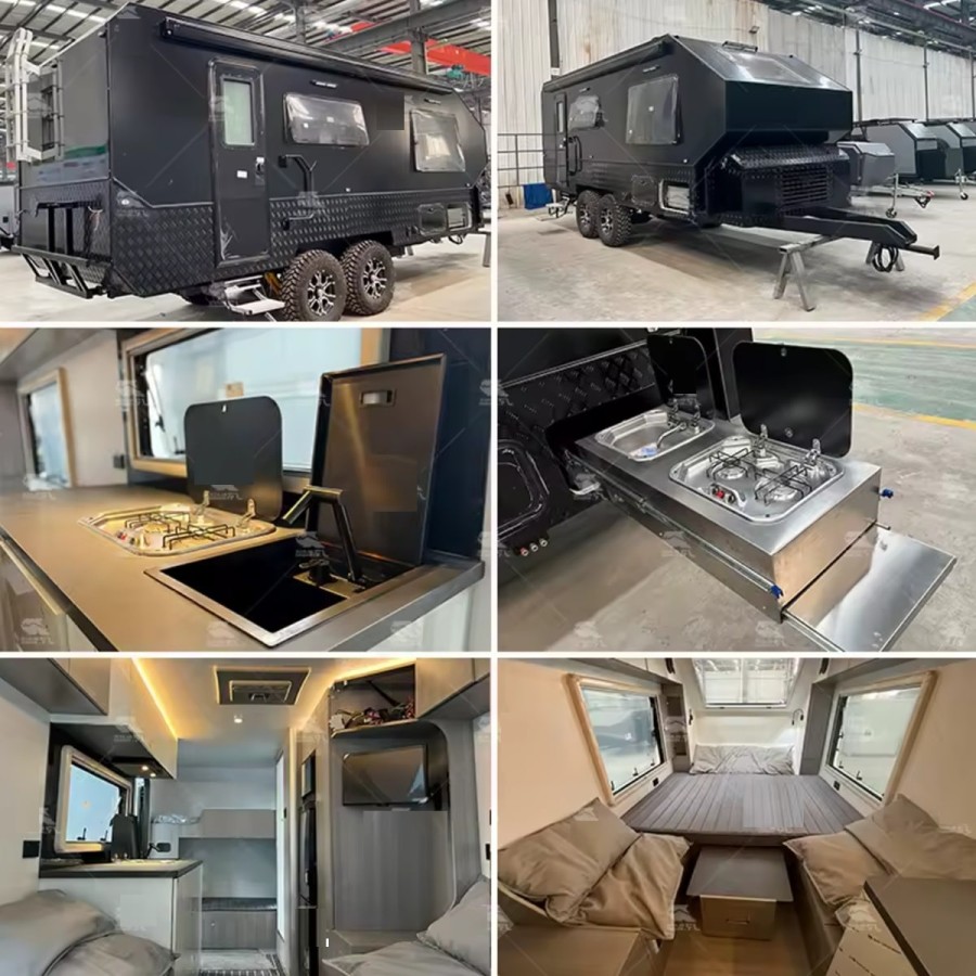 CRAFTMAX®-BLACK-BROTHER-EXP-35-Extreme-OffRoad-Caravan-Tandem-ThermoSandwich-innen