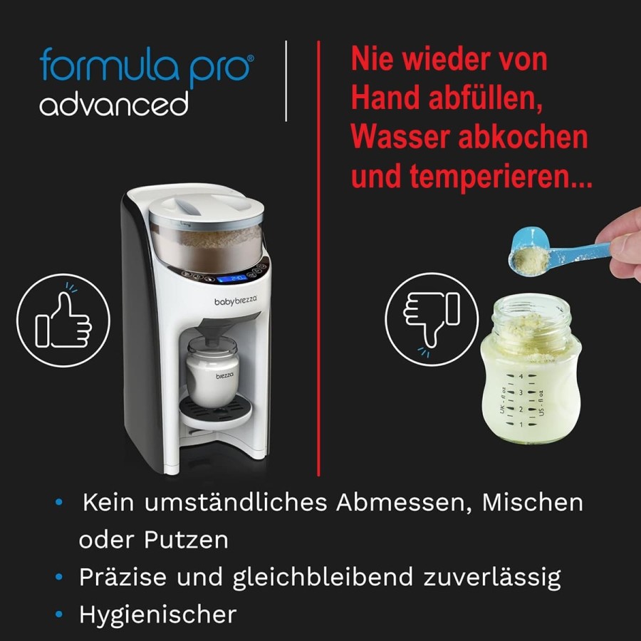 Baby-Brezza®-Formula-Pro-Advanced-–-Automatischer-Flaschenzubereiter-–-mischt-Milchpulver-Wasser-perfekt-3-Temperaturen-9