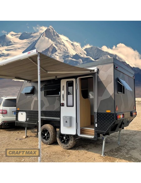 CRAFTMAX®-BLACK-BROTHER-EXP-7-24-Extreme-OffRoad-Caravan-Tandem-ThermoSandwich-4.30x2.10x1.72m-vollausgestattet
