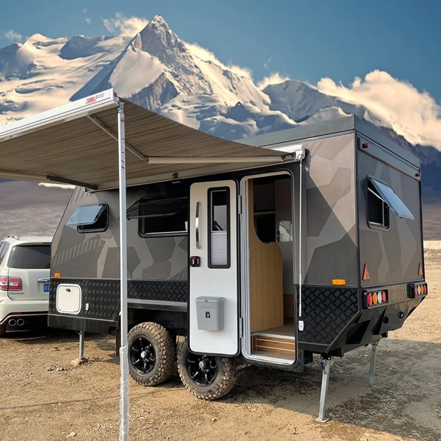 CRAFTMAX®-BLACK-BROTHER-EXP-7-24-Extreme-OffRoad-Caravan-Tandem-ThermoSandwich-4.30x2.10x1.72m-vollausgestattet-mit-Moebel-Bett-