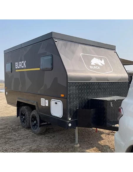 CRAFTMAX®-BLACK-BROTHER-EXP-7-24-Extreme-OffRoad-Caravan-Tandem-ThermoSandwich-4.30x2.10x1.72m-vollausgestattet-mit-Moebel-Bett-