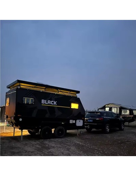CRAFTMAX®-BLACK-BROTHER-EXP-7-24-Extreme-OffRoad-Caravan-Tandem-ThermoSandwich-4.30x2.10x1.72m-vollausgestattet-mit-Moebel-Bett-