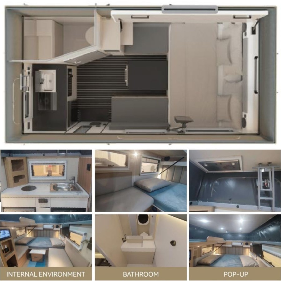CRAFTMAX®-BLACK-BROTHER-EXP-7-24-Extreme-OffRoad-Caravan-Tandem-ThermoSandwich-4.30x2.10x1.72m-vollausgestattet-mit-Moebel-Bett-
