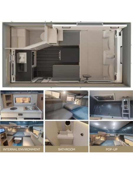 CRAFTMAX®-BLACK-BROTHER-EXP-7-24-Extreme-OffRoad-Caravan-Tandem-ThermoSandwich-4.30x2.10x1.72m-vollausgestattet-mit-Moebel-Bett-