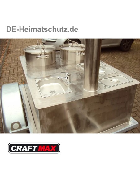 DE-Heimatschutz®-Feldkueche-Gulaschkanone-mit-2-Kessel-Edelstahl-Militaer-Armee-Versorgung-Einachser-fabrikneu-4