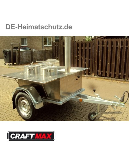 DE-Heimatschutz®-Feldkueche-Gulaschkanone-mit-3x-50-Liter-Kessel-Wasserbad-Gasgrill-alles-aus-Edelstahl-2-Seitentische-Militaer-