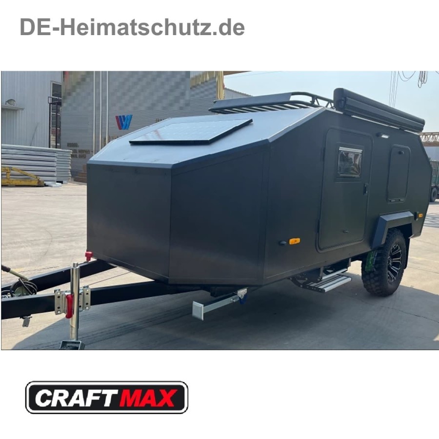 CRAFTMAX®-BLACK-BROTHER-EXP-4-15-Extreme-OffRoad-Caravan-Tandem-ThermoSandwich-vollausgestattet-mit-Moebel-Bett-Kueche-Sanitaer-