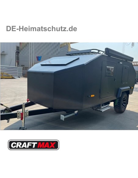 CRAFTMAX®-BLACK-BROTHER-EXP-4-15-Extreme-OffRoad-Caravan-Tandem-ThermoSandwich-vollausgestattet-mit-Moebel-Bett-Kueche-Sanitaer-