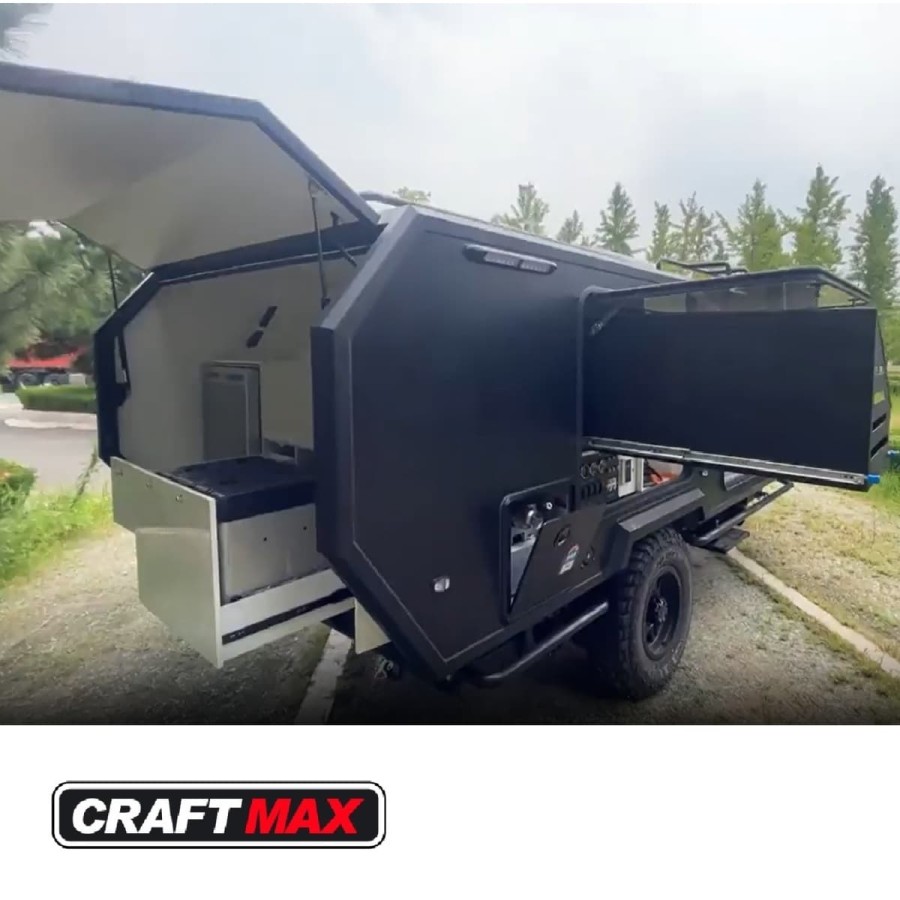 CRAFTMAX®-BLACK-BROTHER-EXP-4-15-Extreme-OffRoad-Caravan-Tandem-ThermoSandwich-vollausgestattet-mit-Moebel-Bett-Kueche-Sanitaer-