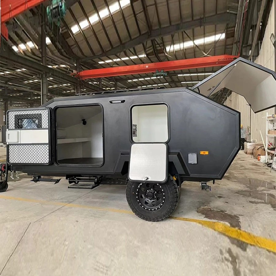 CRAFTMAX®-BLACK-BROTHER-EXP-4-15-Extreme-OffRoad-Caravan-Tandem-ThermoSandwich-vollausgestattet-mit-Moebel-Bett-Kueche-Sanitaer-