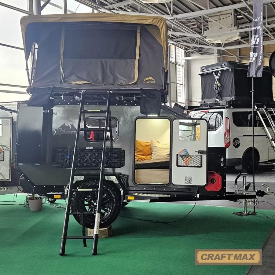CRAFTMAX®-BLACK-BROTHER-EXP-2-7.5-Extreme-OffRoad-Caravan-ThermoSandwich-2.50x1.40x1.30m-vollausgestattet-mit-Moebel-Bett-Kueche