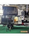 CRAFTMAX® BLACK BROTHER EXP-2 7.5 Extreme OffRoad Caravan ThermoSandwich 2.50x1.40x1.30m, vollausgestattet mit Möbel, Bett, Küch