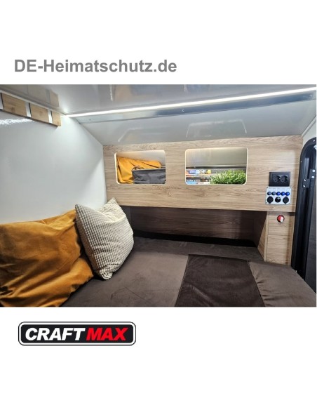 CRAFTMAX®-BLACK-BROTHER-EXP-2-7.5-Extreme-OffRoad-Caravan-ThermoSandwich-2.50x1.40x1.30m-vollausgestattet-mit-Moebel-Bett-Kueche