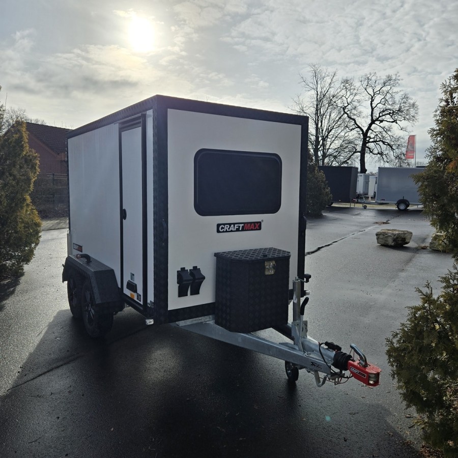 CRAFTMAX®-BLACK-BROTHER-EXP-5-20-OffRoad-2000-Tandem-Kofferanhaenger-3.05x1.59x1.80m-mit-Heckklappe-als-Rampe-Seitentuer-Frontfe