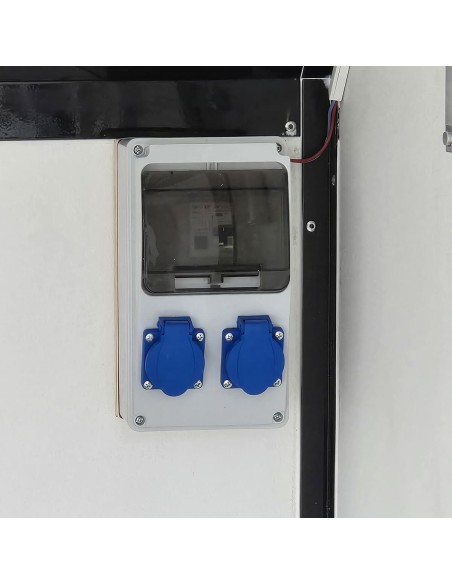 CRAFTMAX-OffRoad-Camping-Anhaenger-1300kg-Einachs-3.00x1.50x1.80m-mit-Klappe-nach-oben-Fenster-Tuer-100kmh-19
