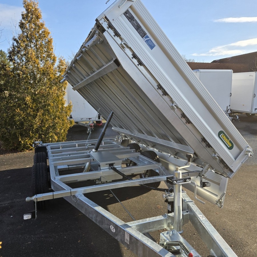UNSINN-UDK-3620-35-14-ALU-Dreiseitenkipper-3500kg-3.66x2.04x0.35m-Elektro-Hydraulik-Pumpless-Notpumpe-Spinlock-24