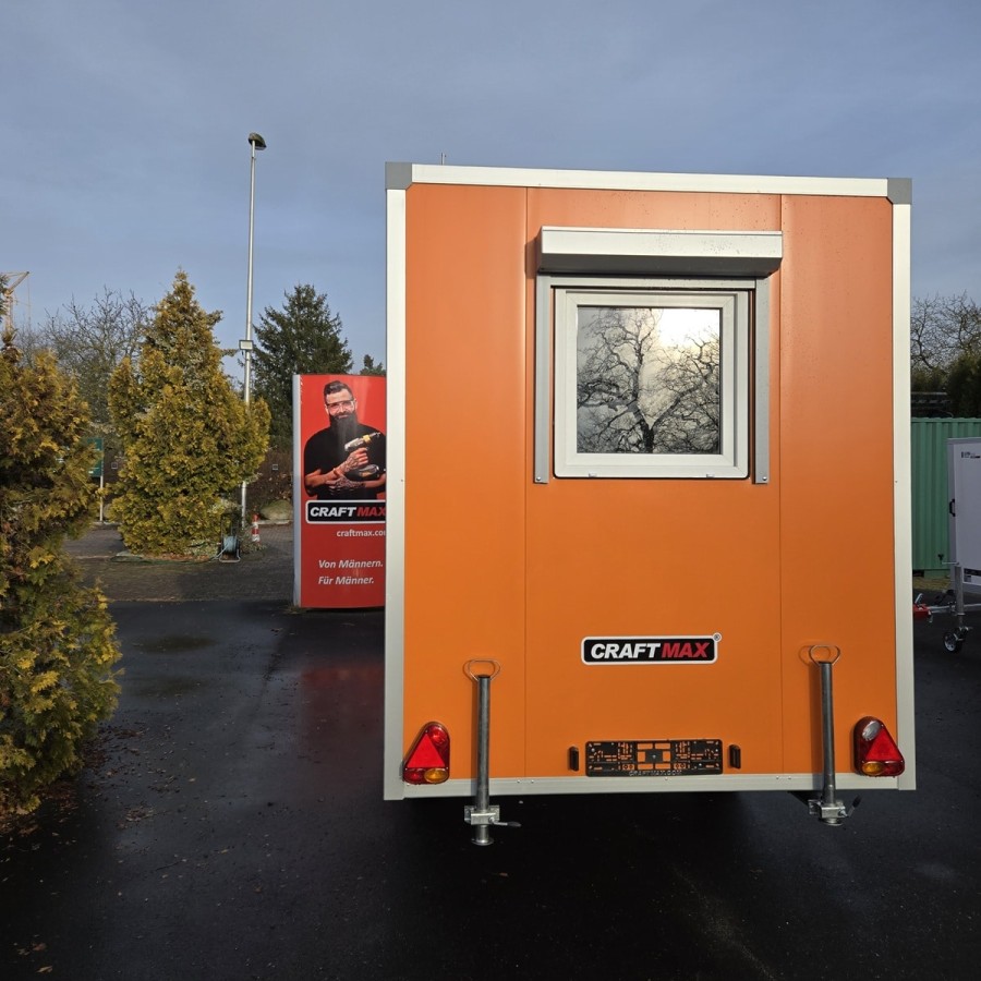 Bauwagen-1350-Thermo-Sandwichpanele-3.50×2.00×2.20m-Tuer-mit-Sicherheitsschloss-Fenster-mit-Jalousie-orange-10