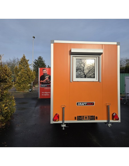 Bauwagen-1350-Thermo-Sandwichpanele-3.50×2.00×2.20m-Tuer-mit-Sicherheitsschloss-Fenster-mit-Jalousie-orange-10