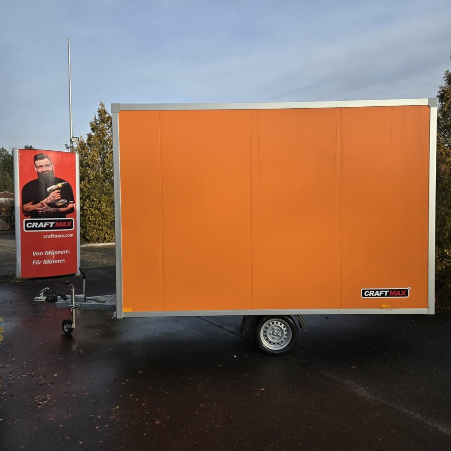 Bauwagen-1350-Thermo-Sandwichpanele-3.50×2.00×2.20m-Tuer-mit-Sicherheitsschloss-Fenster-mit-Jalousie-orange-4