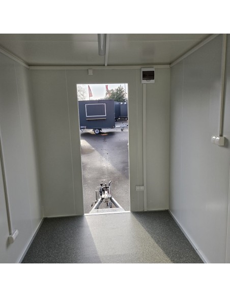 Bauwagen-1350-Thermo-Sandwichpanele-3.50×2.00×2.20m-Tuer-mit-Sicherheitsschloss-Fenster-mit-Jalousie-orange-9