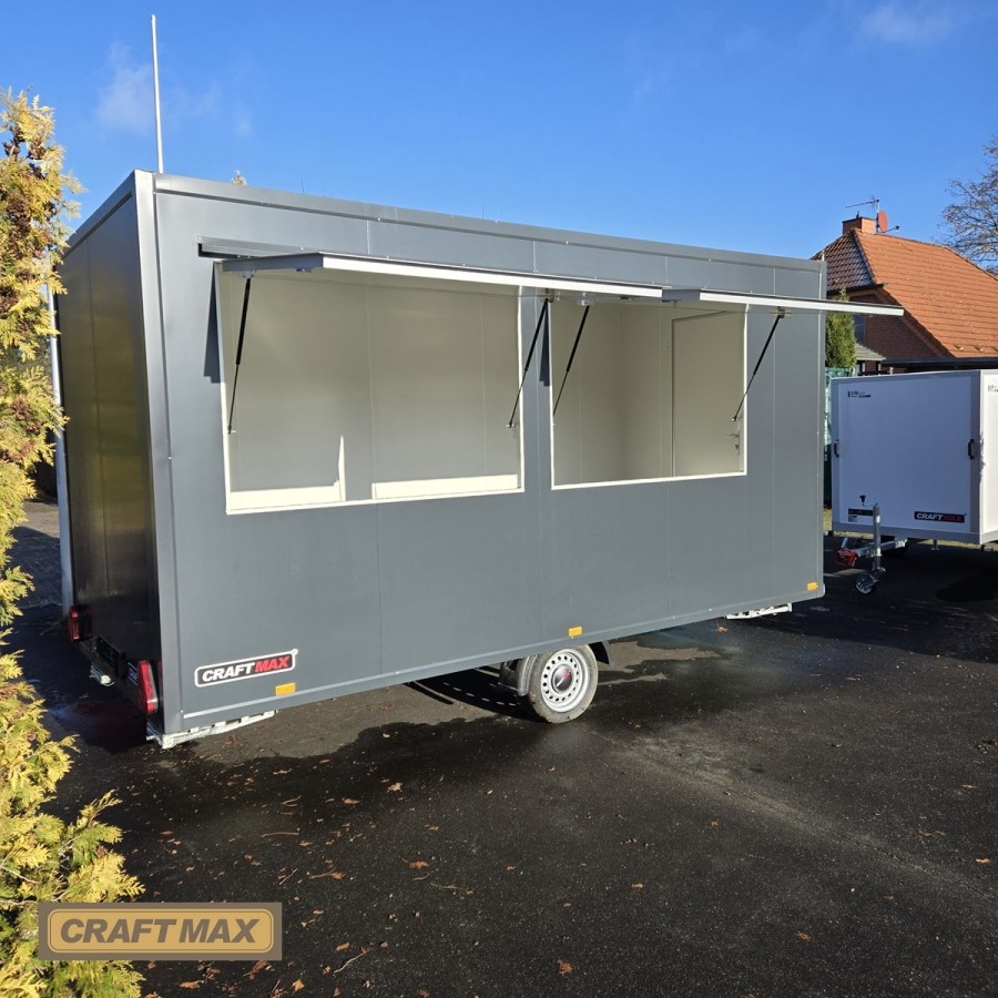CRAFTMAX-Verkaufsanhaenger-1500-4.50x2.00x2.20m-Thermo-Sandwichpanele-zwei-Verkaufsklappen-Stuetzen-anthrazit-glatt-5