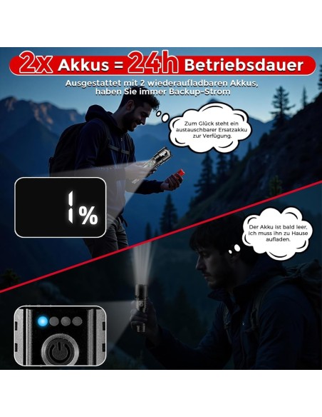 CRAFTMAX-30W-XHP70.2-LED-Reichweite-bis-1000-m-500000-Lumen-Taschenlampe-aufladbar-3