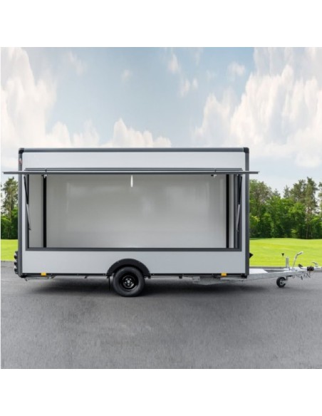 CRAFTMAX-Gastroprofi-1800-Verkaufsanhaenger-XL-Verkaufsklappe-4.20x2.00x2.30m-ThermoSandwich-grauanthrazit-4-Kurbelstuetzen-220V
