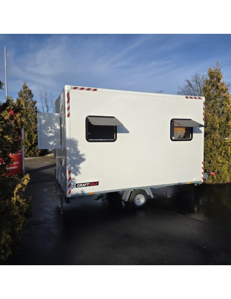 Bauwagen-1300-Diamantline-3.70x2.10x2.30m-ThermoSandwich-mit-3-Fenster-Tuer-Elektroinstallation-Moebel-4-Stuetzen-12