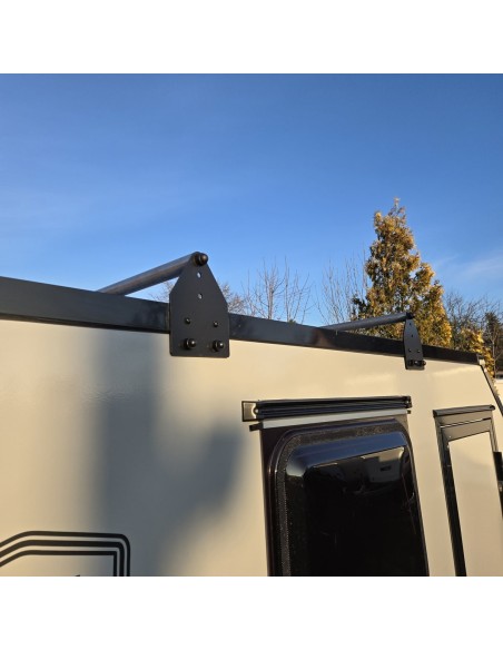 CRAFTMAX-BLACK-BROTHER-EXP-1-10-Extreme-OffRoad-Caravan-Heckklappe-Tuer-2-Fenster-2-Dachtraeger-variable-Innen-Trennwand-MT-Reif