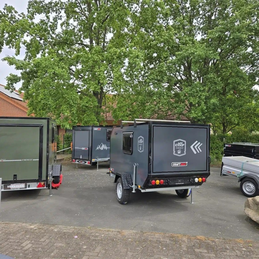 OffRoad-Campinganhaenger-1000kg-gebremst-100kmh-Kueche-Bett-Seitenfenster-Tuer-2.80x1.47x1.40m