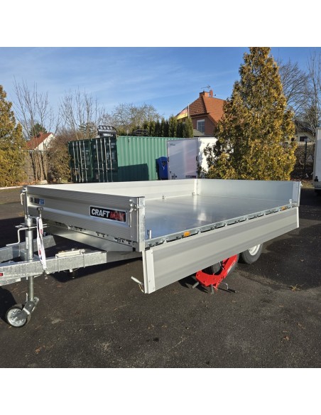 CRAFTMAX-KING-3500-ALU-Dreiseitenkipper-3.66x2.04x0.35m-Elektro-Hydraulik-Akkuschrauber-Notpumpe-Spinlock-3