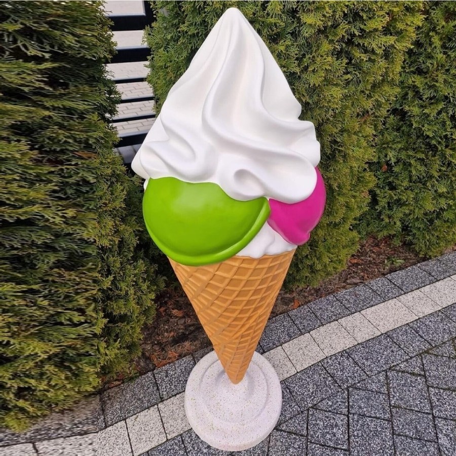 DE-Gastro®-Deko-Eistuete-mit-stabilem-Standfuss-mit-3-Eiskugeln-mit-Sahne-140-cm-hoch-1