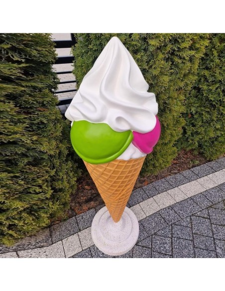 DE-Gastro®-Deko-Eistuete-mit-stabilem-Standfuss-mit-3-Eiskugeln-mit-Sahne-140-cm-hoch-1