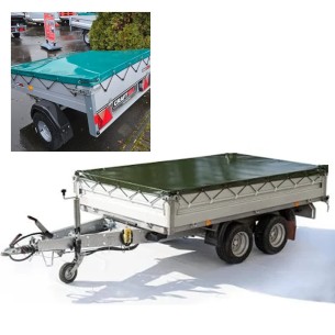 PVC-Flachplane-3.62x1.83m-mit-Gummiseil-in-LKW-Qualitaet-freie-RAL-Farbton-Auswahl-gruen