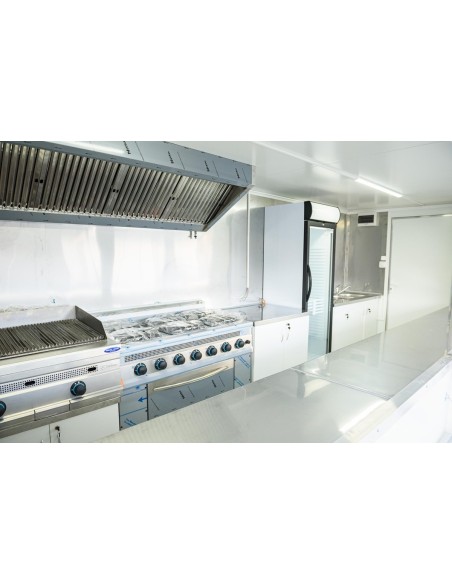Verkaufsanhaenger-Tandem-2700-Edelstahl-Gastro-voll-ausgestattet-5.90x1.90x2.12m-2-Verkaufsklappen-5