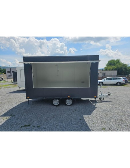Verkaufsanhaenger-2700-Tandem-40-mm-Sandwichpanele-3.90x2.20x2.12m-Schiebefenster-Moebel-Waschbecken-2