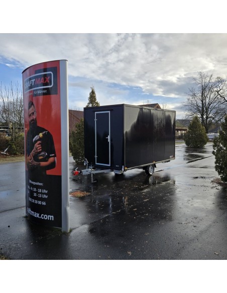 Verkaufsanhaenger1350kg-gebremst-3.95x1.99x2.18m-Thermo-Sandwichpanele-mit-grosser-Verkaufsklappe-Stuetzen-9