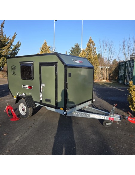 CRAFTMAX-BLACK-BROTHER-OffRoad-Mini-Caravan-750kg-gebremst-2.80x1.47x1.40m-fuer-Selbstausbau-Military-olive-gruen-13
